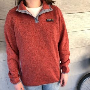 Fleece sweater pullover